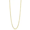 45cm ZINZI Gold 14 krt gourmet ketting 1mm breed, ideaal om je hanger aan te bevestigen ZGLG45-1