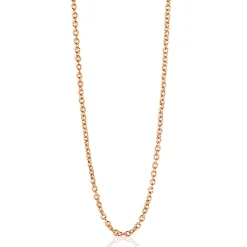 45cm ZINZI zilveren anker ketting rosé verguld ZILC-A45R