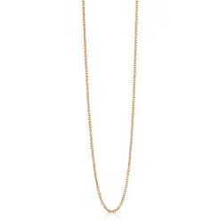 45cm ZINZI zilveren anker ketting rosé verguld ZILC-A45R
