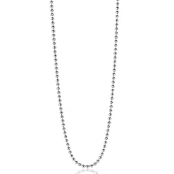 42cm ZINZI zilveren bolletjes ketting ZILC-B42