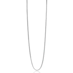 90cm ZINZI zilveren gourmet ketting. ZILC-G90