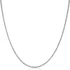 60cm ZINZI zilveren koord ketting ZILC-K60