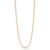 90 cm ZINZI zilveren palmier ketting rosé verguld ZILC-P90R