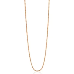 90 cm ZINZI zilveren palmier ketting rosé verguld ZILC-P90R