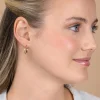 19mm ZINZI Gold 14 krt gouden oorringen met luxe klapsluiting 2mm vierkante buis ZGO573