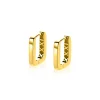 13mm ZINZI Gold 14 krt gouden rechthoekige oorringen met luxe klapsluiting 2mm vierkante buis ZGO575