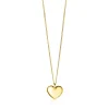 20mm ZINZI gold plated zilveren hanger glad hart voor gravure ZIH2346G20 (zonder collier)
