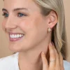 18mm ZINZI goldplated zilveren multi-look oorringen met luxe scharniersluiting 7mm breed ZIO2727YL