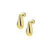 8,5mm ZINZI gold plated zilveren oorstekers druppelvorm ZIO2719G