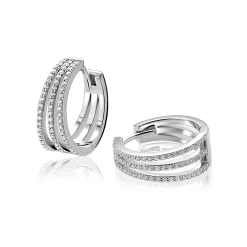18mm ZINZI zilveren  multi-look oorringen met luxe scharniersluiting 7mm breed ZIO2727L