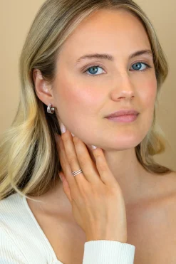 13mm ZINZI zilveren multi-look oorringen met luxe scharniersluiting 6mm breed ZIO2727
