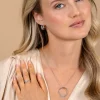 16mm ZINZI zilveren multi-look oorringen met 3 rijen, bezet met witte zirconia's 9mm breed met luxe klapsluiting ZIO2645