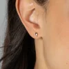7mm ZINZI zilveren oorknoppen in vliegervorm ZIO2503