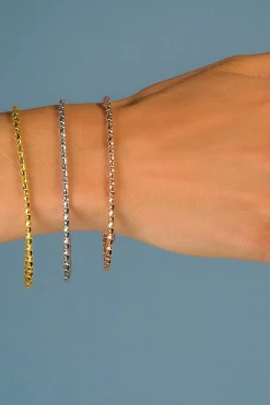 Zinzi geelgoud verguld zilveren fantasie armband 17-19cm ZIA1129G
