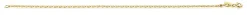 ZINZI Gold 14 karaat gouden fantasie schakel-armband 1,6mm breed ZGA295