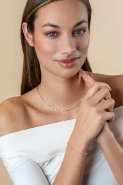 ZINZI Gold 14 karaat gouden massieve Singapore armband 1,8mm breed 17-19cm ZGA501