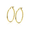 ZINZI Gold 14 karaat gouden oorringen ronde buis 23 x 1,5mm ZGO260