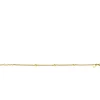 ZINZI gold plated zilveren gourmet armband met drie open hartjes 17-20cm ZIA2409G