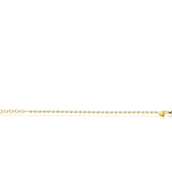 ZINZI gold plated zilveren marine schakel armband (2,3mm breed) 17-20cm ZIA2841G