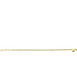ZINZI gold plated zilveren ronde slangen armband (1,6mm breed) 17-20cm ZIA2848G