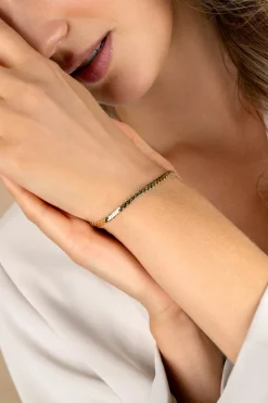 ZINZI gold plated zilveren schakel armband 3mm breed 18-21cm ZIA2647G