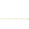 ZINZI gold plated zilveren schakelarmband met drie ovale witte zoetwaterparels 17-20cm ZIA2588