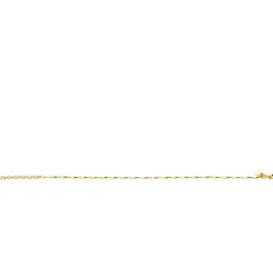 ZINZI gold plated zilveren schakel armband met glinsterende pijlvormige schakels 1,5mm breed 17,5-20cm ZIA2414G
