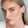 ZINZI oorbedels rond 12mm groen agaat ZICH2274G (zonder oorringen)