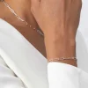 ZINZI zilveren armband met trendy paperclip schakels van 3,4mm breed ZIA1992