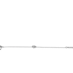ZINZI zilveren armband met verbonden hartjes, witte zirkonia's 17-19cm ZIA2493