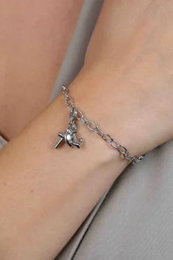 Zinzi zilveren bedelarmband 19cm CH-A3