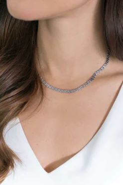 ZINZI zilveren collier rolexstyle schakel 4,5mm breed 43cm ZIC2148