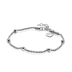 ZINZI zilveren fantasie armband 17,5-20,5cm  ZIA1128
