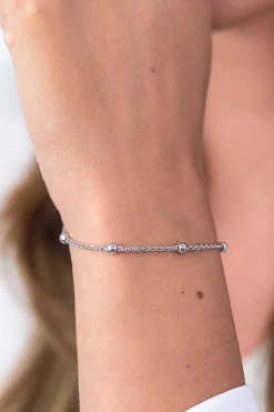 ZINZI zilveren fantasie armband 17,5-20,5cm  ZIA1128
