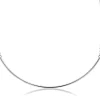 ZINZI zilveren fantasie ketting 45cm met trendy boog 11cm op de hals ZIC1405