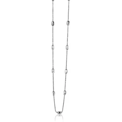 Zinzi zilveren fantasie ketting ovaal 45cm ZIC1232