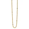 ZINZI zilveren fantasie ketting geel verguld 42-45cm ZIC1128G