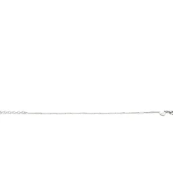 ZINZI zilveren gourmet armband met staafjes 1,6mm breed 16-19cm ZIA2366