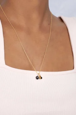 ZINZI zilveren hanger geel verguld hartje ZIH2065G (zonder collier)