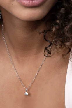 ZINZI zilveren hanger schelpje ZIH2062 (zonder collier)