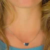 ZINZI zilveren ketting halve maan 40-42cm ZIC1394