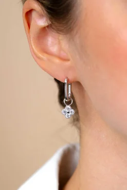 ZINZI zilveren luxe oorringen 15x2mm ovale vorm ZIO2221