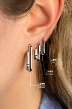 ZINZI zilveren luxe oorringen 24x3mm ovale vorm ZIO2223