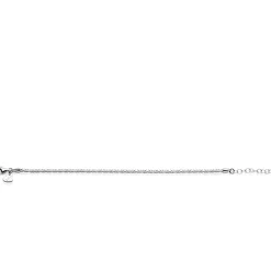 ZINZI zilveren massieve koningsschakel armband (2mm breed) 17-20cm ZIA2846