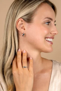 ZINZI zilveren multi-look ring met rechthoekige zwarte zirkonia en witte zirkonia's ZIR2626Z