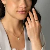 ZINZI zilveren oorbedels 14K geel verguld rond 10mm zon witte zirconia ZICH1994G (zonder oorringen)