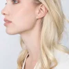 ZINZI zilveren oorknoppen open rond wit 6,5mm ZIO1063