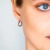 ZINZI zilveren oorringen 17mm hartvorm met witte zirconia's ZIO2195Z