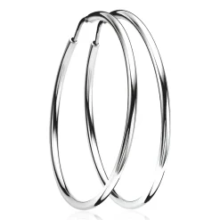 ZINZI zilveren oorringen 45 x 2mm glad ZIO436