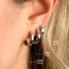 Zinzi zilveren oorringen 15 x 3mm glad met luxe klapsluiting ZIO191